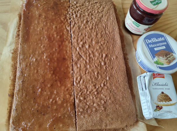 Perníkové rezy s gaštanovým pyré a cmarovým poťahom (fotorecept) - obrázok 5