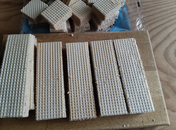 Tortové oblátky plnené sušeným mliekom a čokoládovým krémom (fotorecept) - obrázok 5