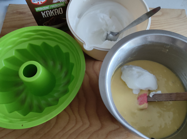 Dvojfarebná bábovka (fotorecept) - obrázok 2