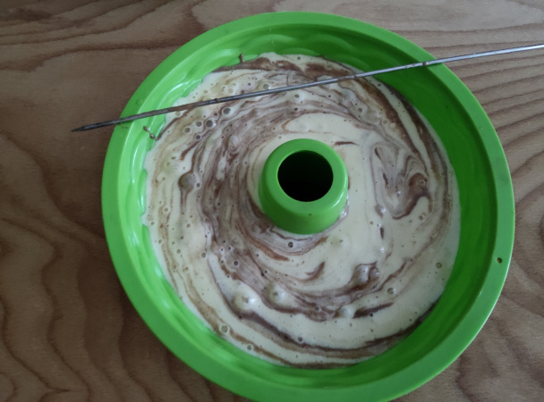 Dvojfarebná bábovka (fotorecept) - obrázok 4