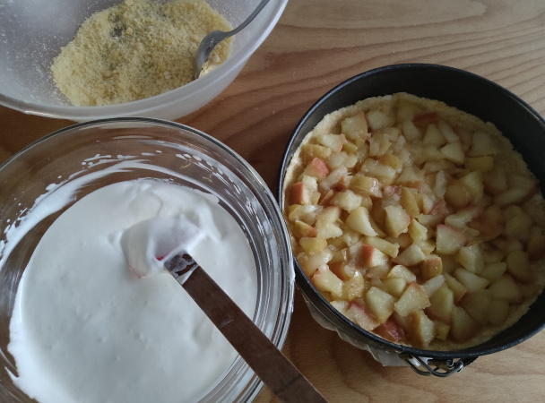 Jablkový koláč s penou (fotorecept) - obrázok 9