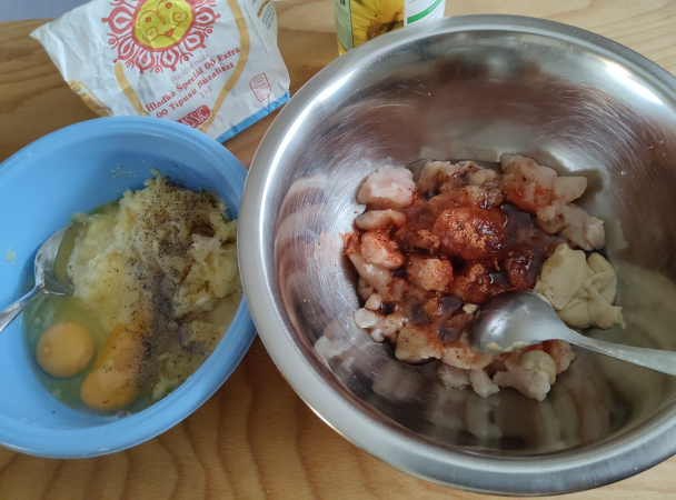 Kuracie nugetky v zemiakovom cestíčku (fotorecept) - obrázok 2