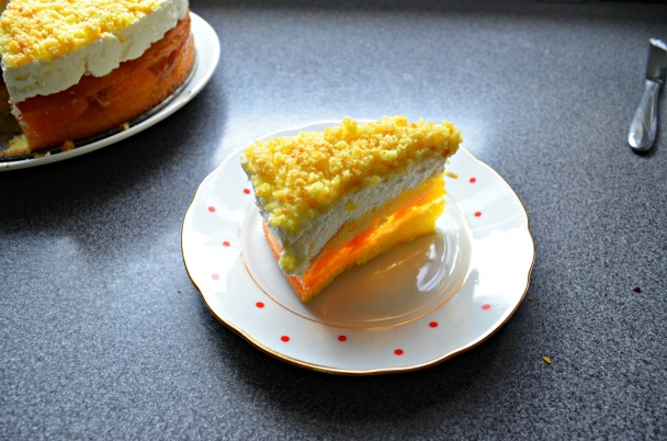 Mandarínková torta - obrázok 6