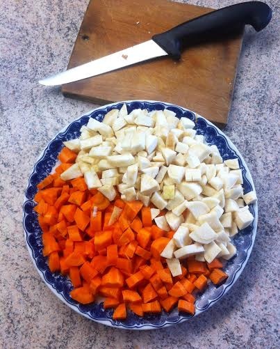 Vegan sviečková so seitanom a burizónovou knedľou (fotorecept) - obrázok 1