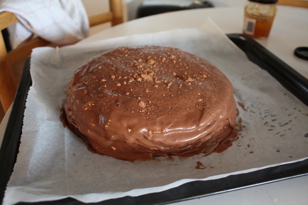 Palacinková zapekaná torta s čoko-mascarpone krémom (fotorecept) - obrázok 8