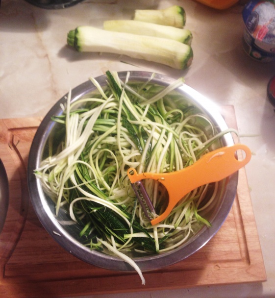 Falošné cestoviny z cukety - obrázok 1