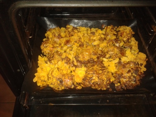 Kuracie nohy v kukuričných lupienkoch (fotorecept) - obrázok 4