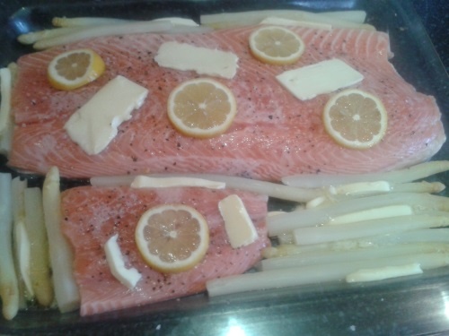 Losos so špargľou a citrónovou omáčkou (fotorecept) - obrázok 2