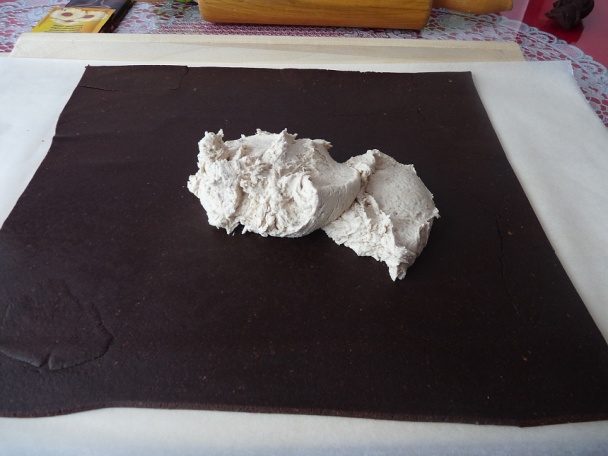 Gaštanová roláda - nepečená - obrázok 4