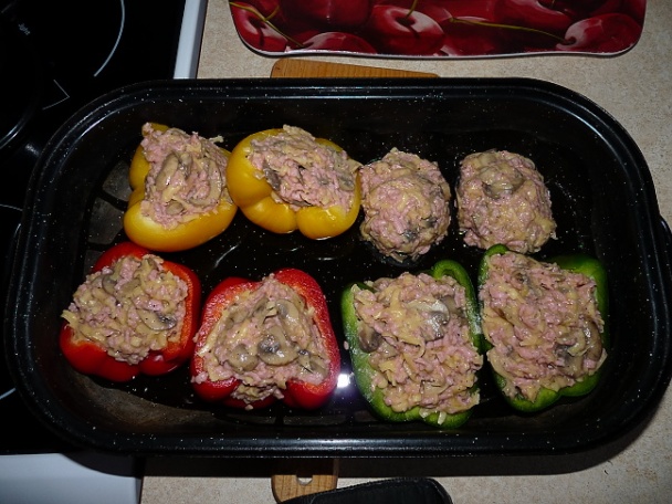 Plnená pečená paprika (fotorecept) - obrázok 4