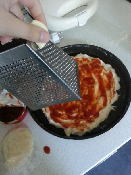 Pizza z misky rýchlokysky (fotorecept) - obrázok 8