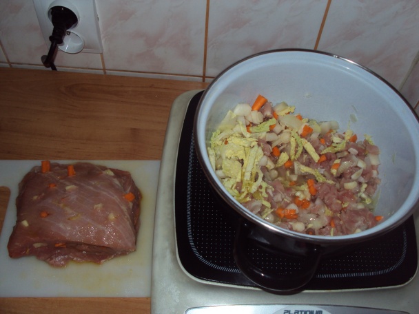 Zeleninové bravčové s mäsovou omáčkou - obrázok 1