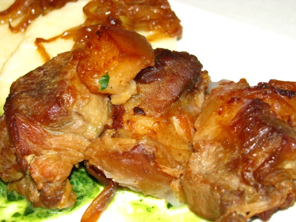 Moravský vrabec so špenátom a zemiakovými knedlami (fotorecept) - obrázok 4