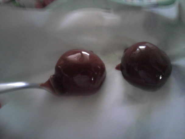 Broskyne v čokoláde (fotorecept) - obrázok 3