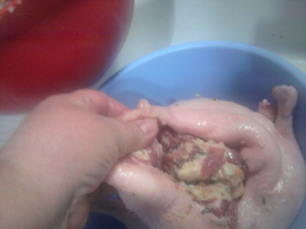 Plnená pečená kačka (fotorecept) - obrázok 5