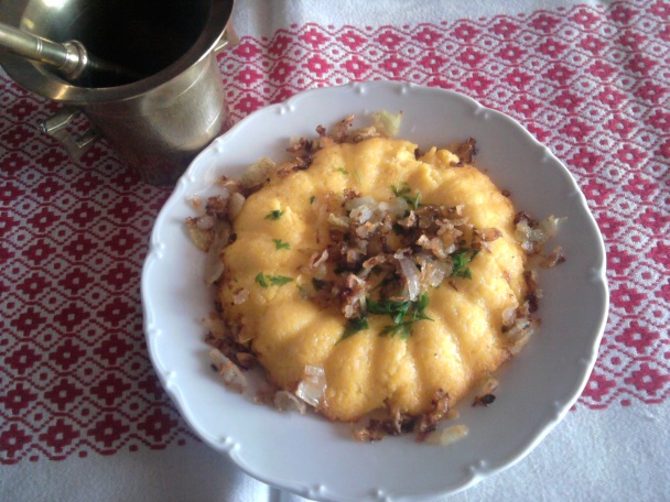 Kukuričná kaša na slano (fotorecept) - obrázok 6