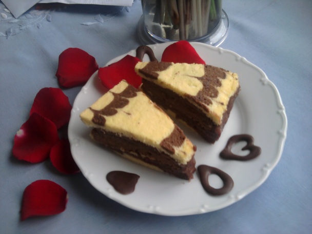 Dvojfarebné čokoládové rezy (fotorecept) - obrázok 5