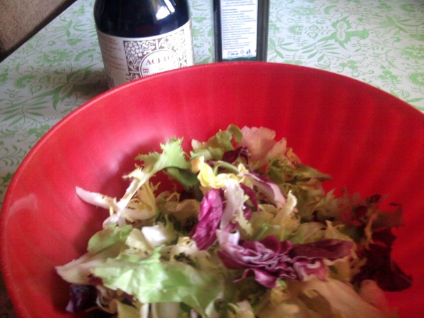 Restovaná pečeň na mix šaláte (fotorecept) - obrázok 1