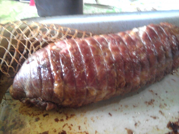 Bôčiková rolka plnená mletým mäsom a kelom (fotorecept) - obrázok 3