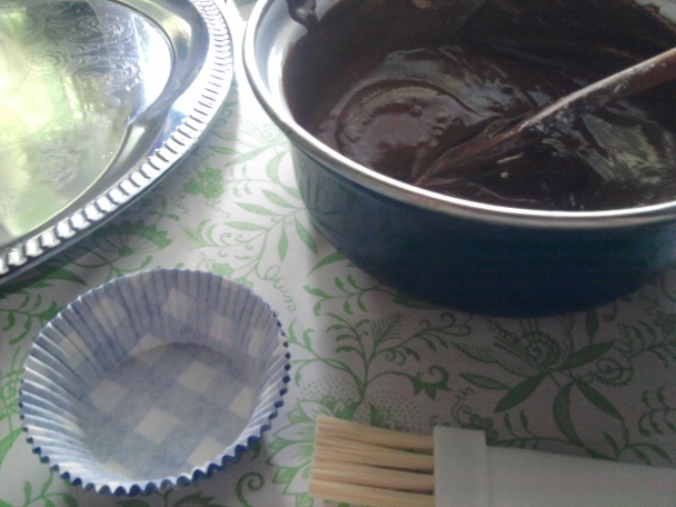 Čokoládové košíčky (fotorecept) - obrázok 1