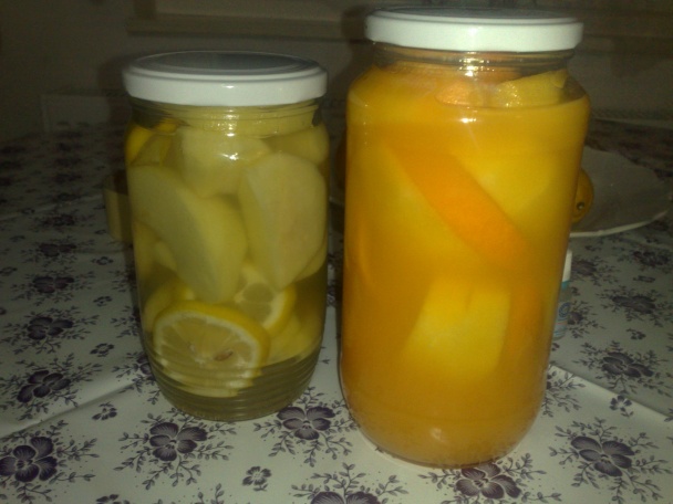 Jablká s pomarančom a citrónom v Tangovom náleve/fotorecept/ - obrázok 3