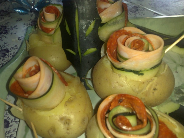 Krídla v mexickej marináde s plnenými zemiakmi (fotorecept) - obrázok 3