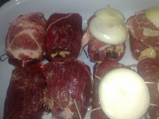 Roládky z bravčového a hovädzieho mäska (fotorecept) - obrázok 3