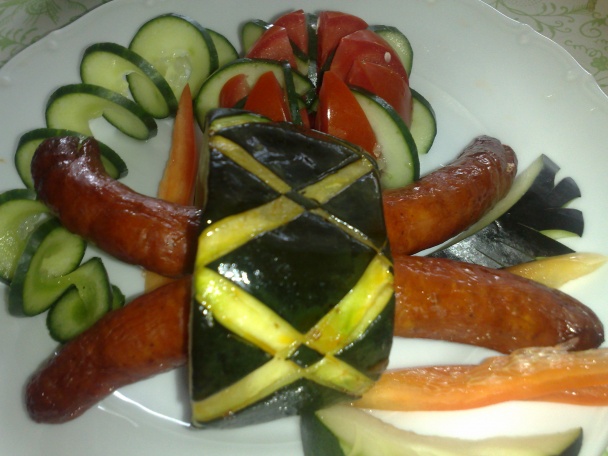 Klobása v cuketovom opasku (fotorecept) - obrázok 5