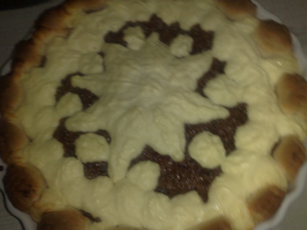 Brusnicovo - hrozienkový koláč (fotorecept) - obrázok 6