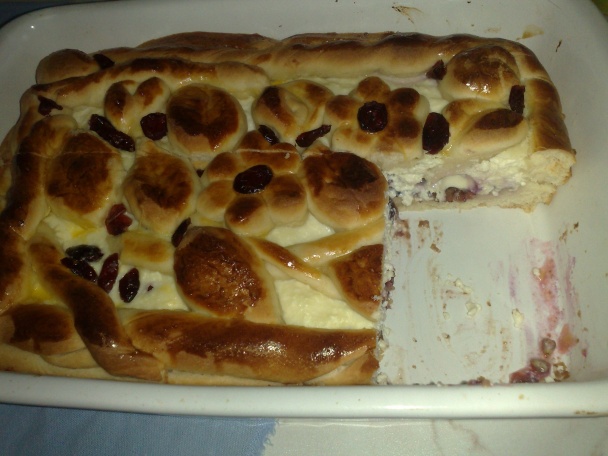 Hroznový koláč s tvarohom (fotorecept) - obrázok 5