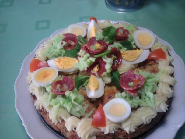 Mäsovo- syrová torta (fotorecept) - obrázok 5