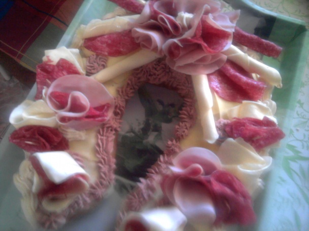 Slaná torta na oslavu (fotorecept) - obrázok 4