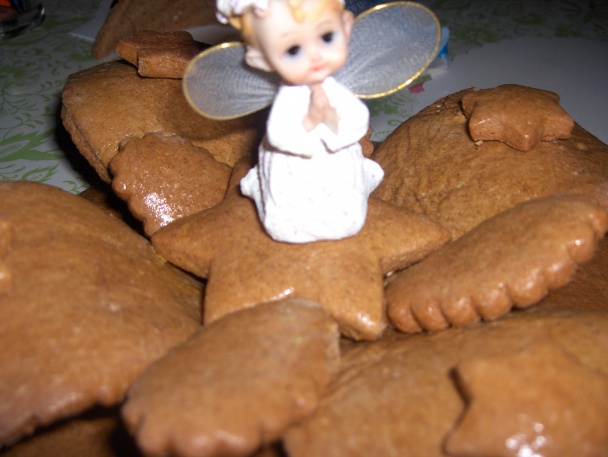 Vianočný medovníkový kvet (fotorecept) - obrázok 4