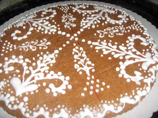 Vianočný medovníkový kvet (fotorecept) - obrázok 6