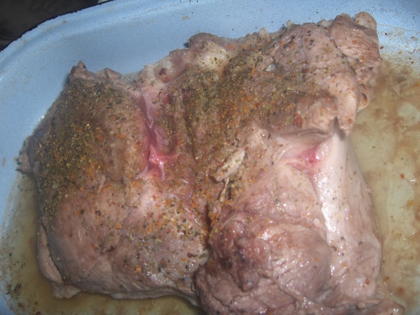 Bravčové pečené s plackami (fotorecept) - obrázok 1