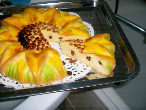 Slnečnica ako dezert ku káve (fotorecept) - obrázok 6