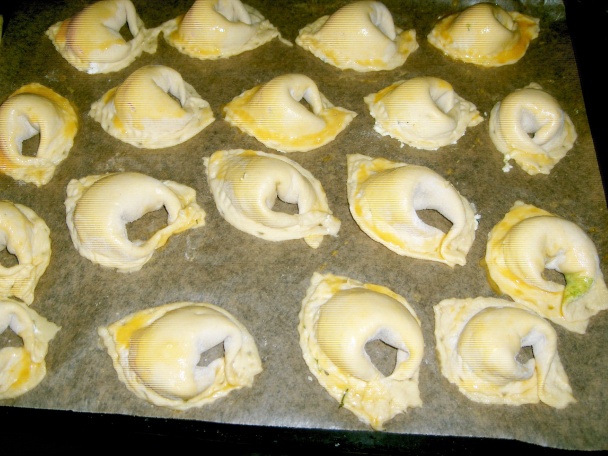 Slané tvarohové taštičky (fotorecept) - obrázok 3