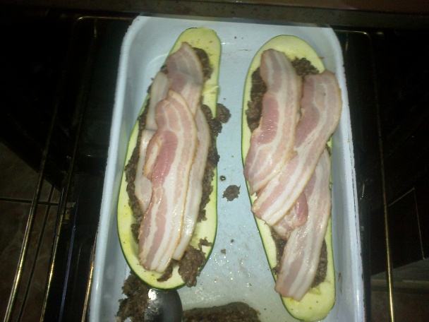 Cukina pečená s jaternicovou kašou (fotorecept) - obrázok 2