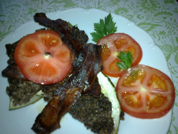 Cukina pečená s jaternicovou kašou (fotorecept) - obrázok 4