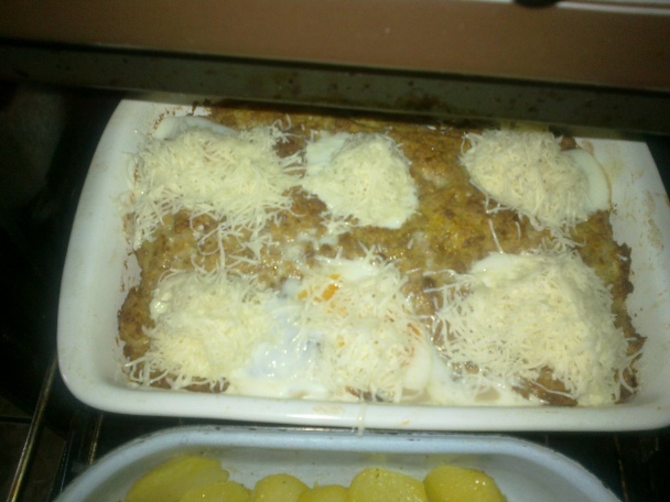 Zapečené mleté mäso s vajíčkom (fotorecept) - obrázok 3