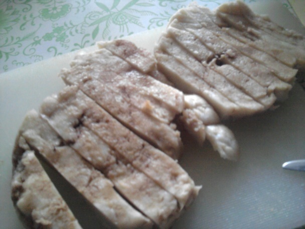 Seitanové mäsko na hubách (fotorecept) - obrázok 1