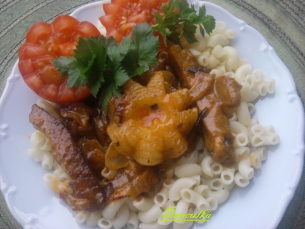 Seitanové mäsko na hubách (fotorecept) - obrázok 3