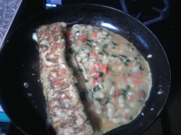 Zeleninová omeletová roláda (fotorecept) - obrázok 5