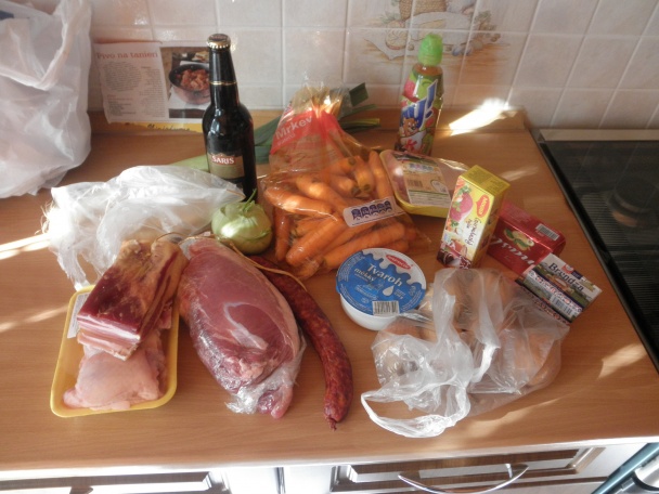 Mäso utopené v kečupovom pive (fotorecept) - obrázok 1