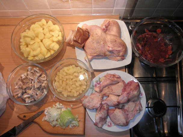 KURACIE ORGIE A HLIVOVÁ POLIEVKA SO ŠAMPIŇÓNMI(venované Baši a Tinke) - obrázok 4