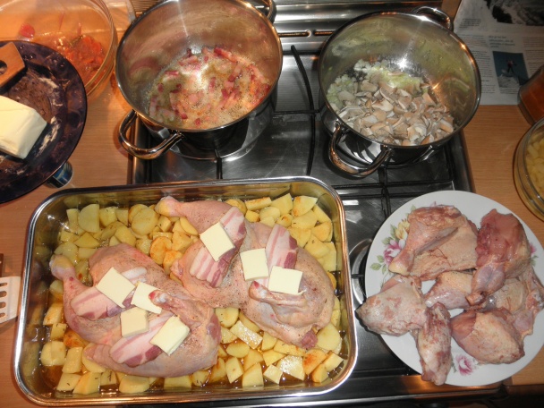 KURACIE ORGIE A HLIVOVÁ POLIEVKA SO ŠAMPIŇÓNMI(venované Baši a Tinke) - obrázok 5