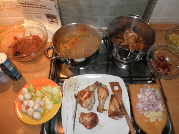 KURACIE ORGIE A HLIVOVÁ POLIEVKA SO ŠAMPIŇÓNMI(venované Baši a Tinke) - obrázok 8