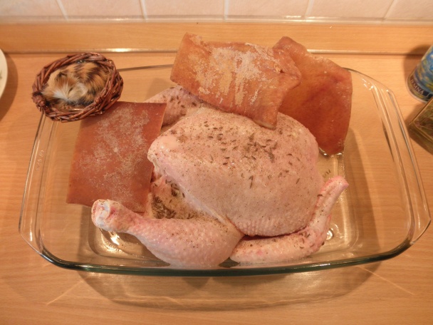 Syrokrém obložený kurčaťom a hubová ryža  - obrázok 6