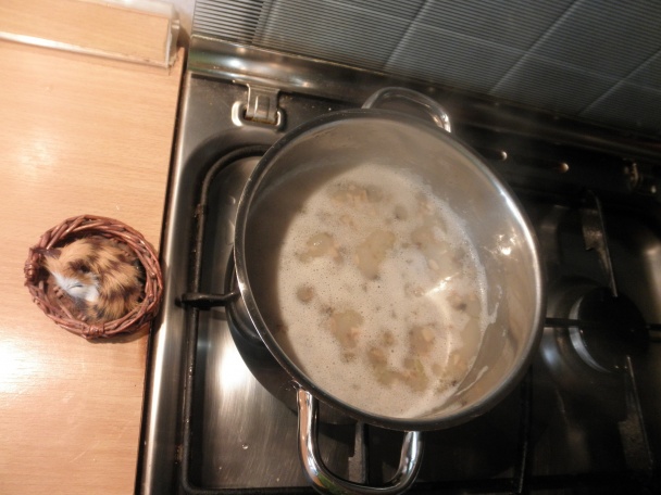 Syrokrém obložený kurčaťom a hubová ryža  - obrázok 11