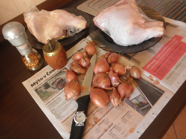 Cesnačka ako má byť a kuracie nohy na  šalotke v čiernom pive - obrázok 2